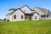 Backyard fence included