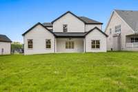 Backyard fence included