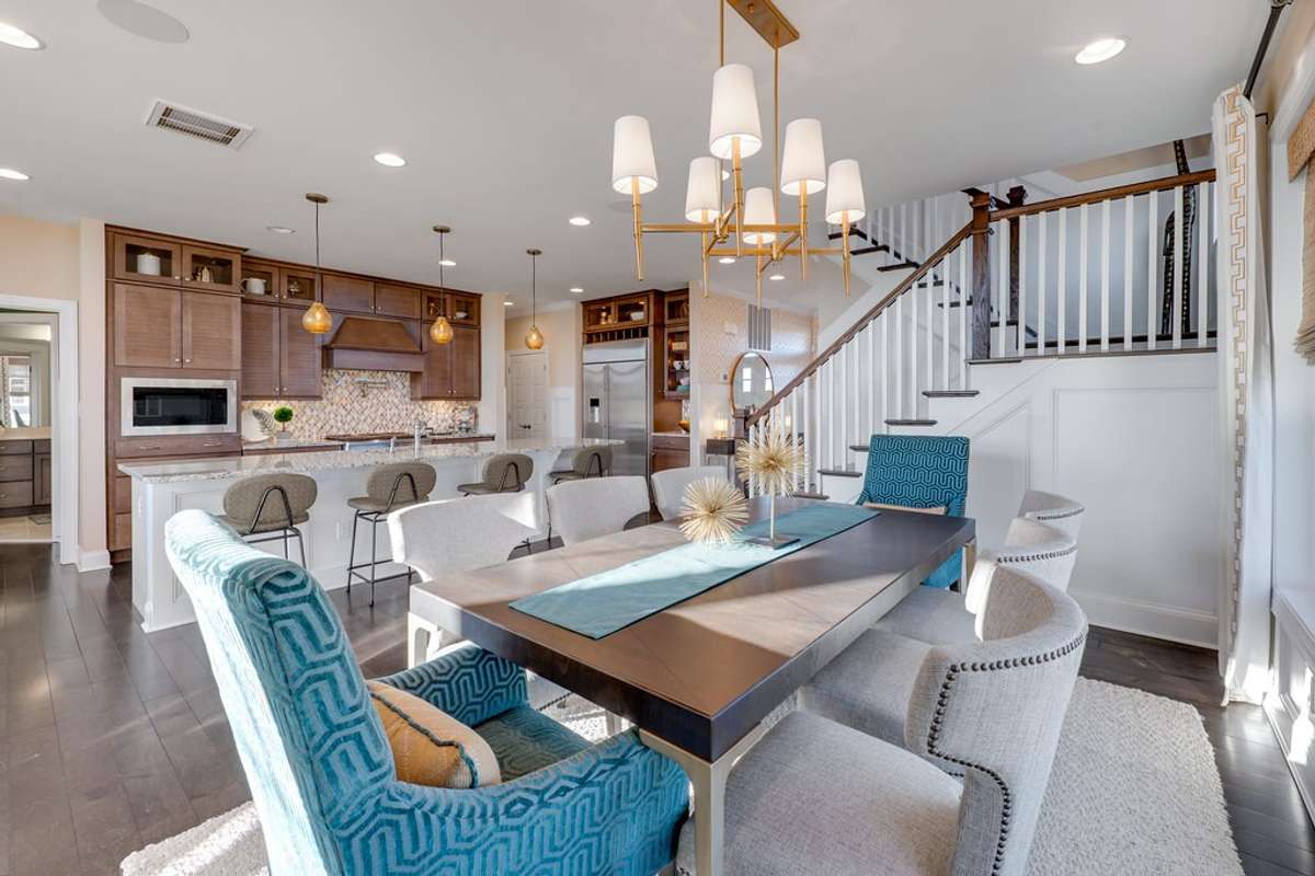 Images highlight the potential of this floorplan, shown here from a completed model home. Final design and finishes of your to-be-built home will be determined by your personal selections