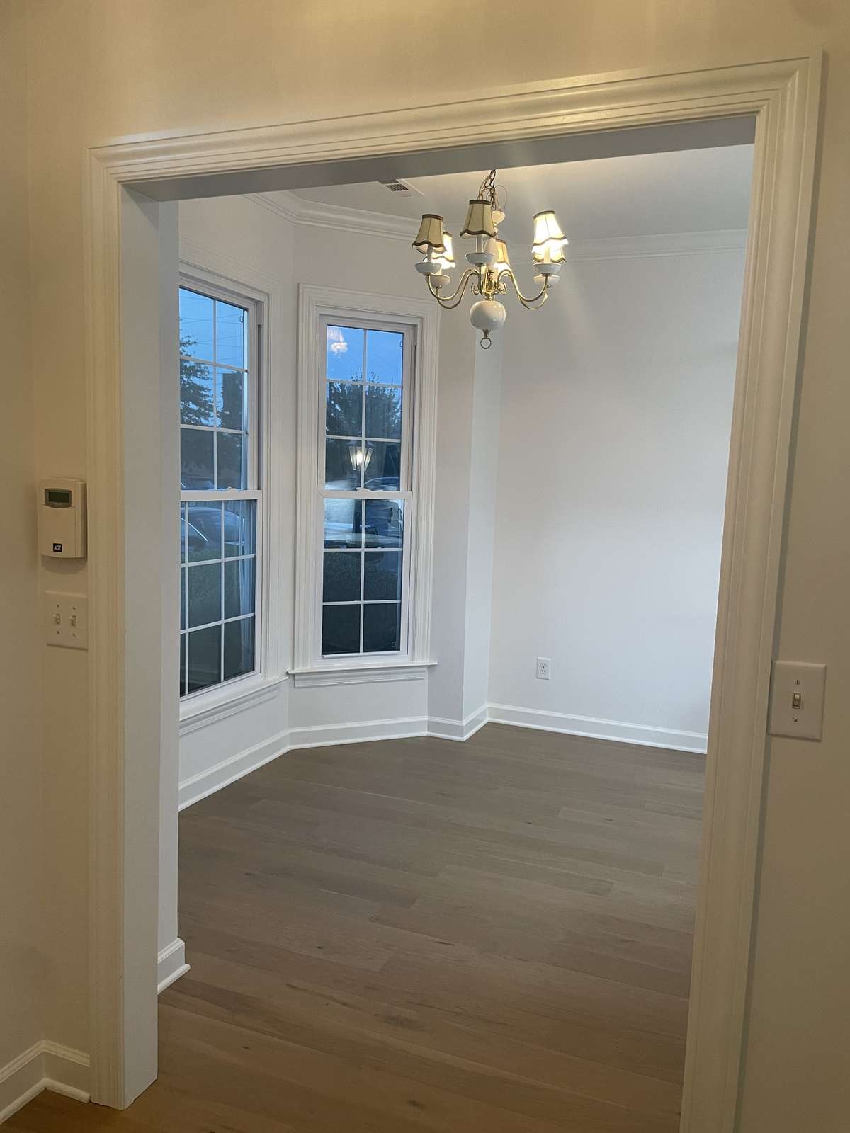 Eat-in kitchen with beautiful bay window