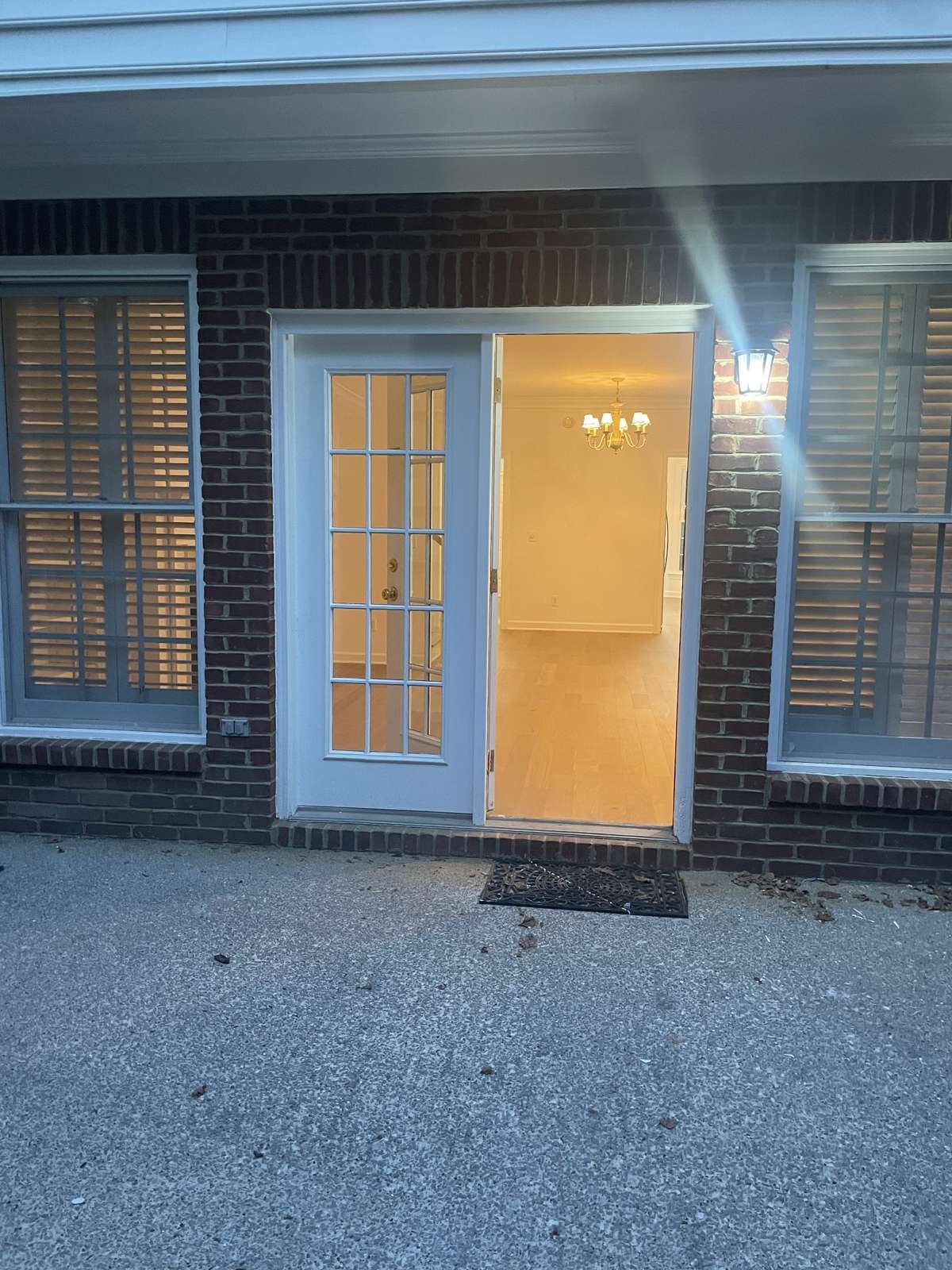 Patio door to Living Room