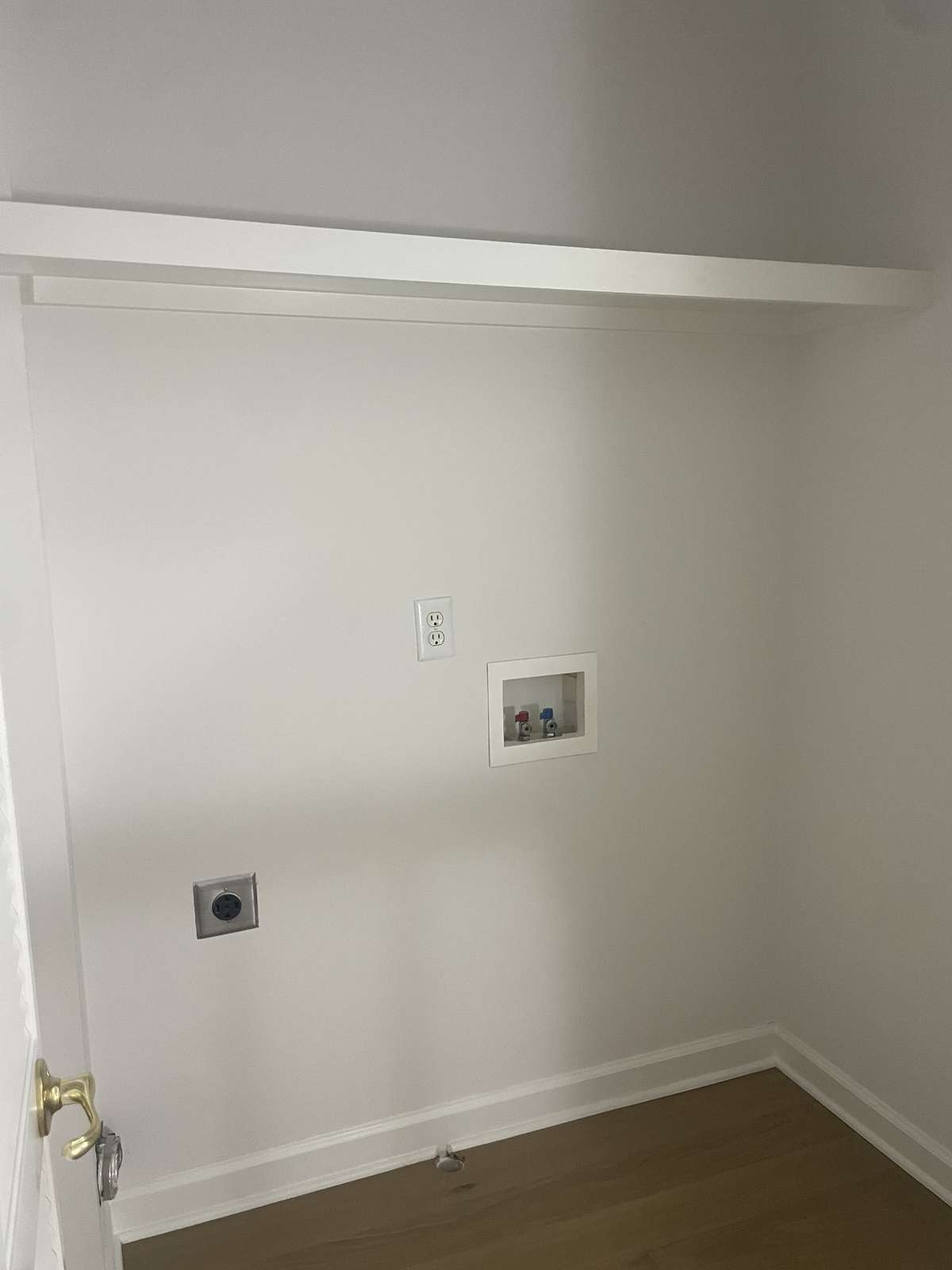 Laundry closet on 2nd floor hall