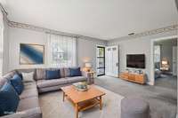 Virtually Staged livingroom