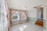 Recreation room with entry to livingroom area