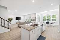 Grand, open floorplan.