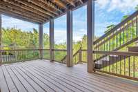 Ensconced by the mature greenery for more beautiful views