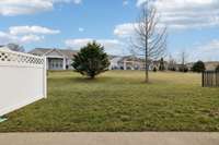 Expansive view from back patio. Not right on top of your neighbors!