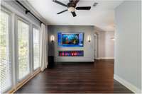 Includes and 85" TV and Sonos Sound System!