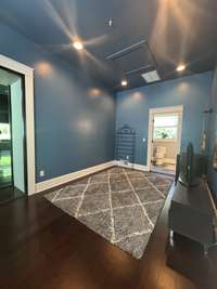 Actual space in the entry lounge perfect for a kitchenette for a dwelling, fitness, office, etc