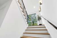 Wide Stairwell to 2nd floor