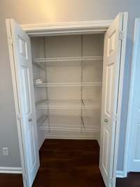 Master bedroom also has a LARGE linen closet as well!