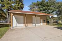 40 X 24 X 14 Pole Barn, 2-10x10 Rolling Doors, Pedestrian door and windows.