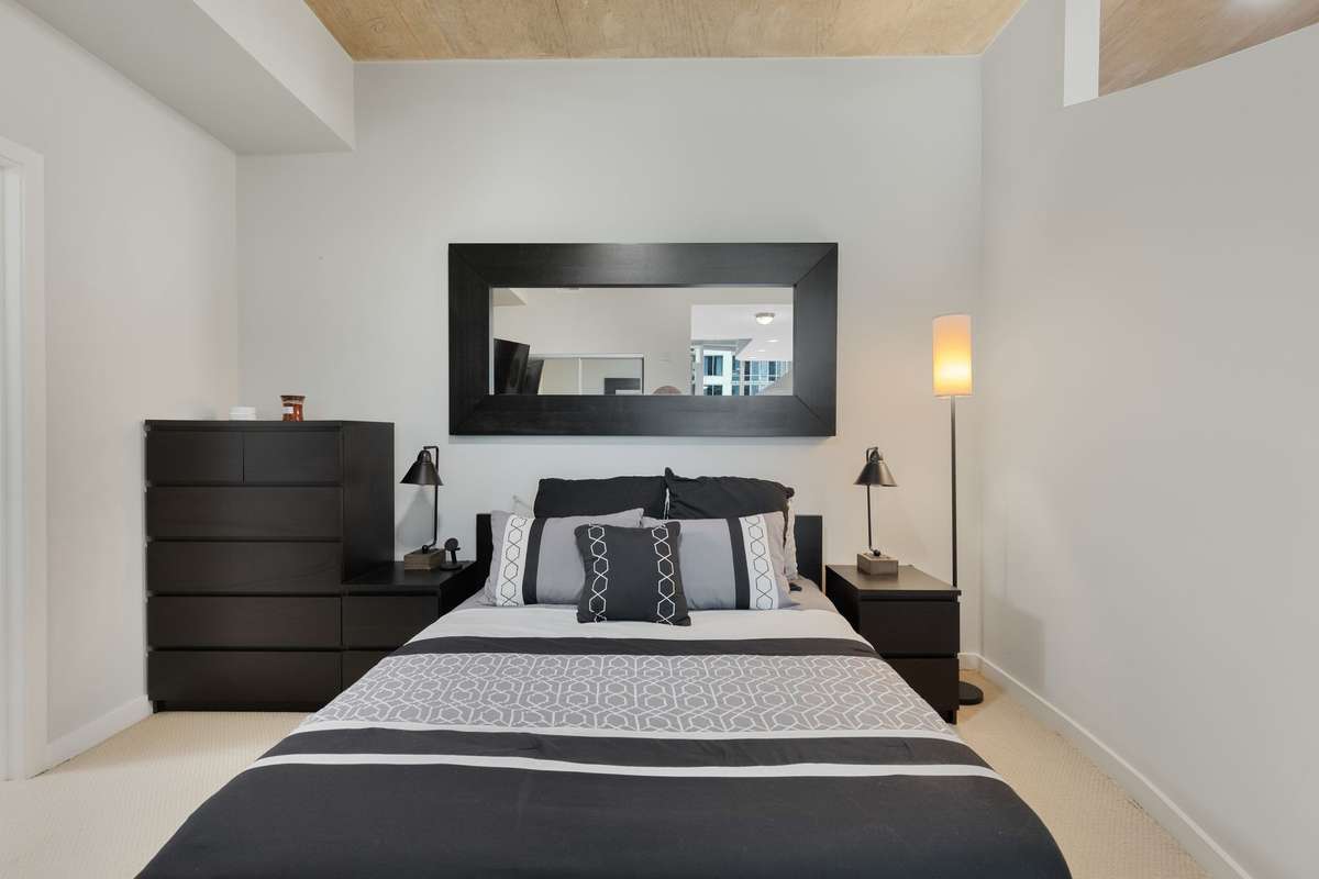 Bedroom with all items included