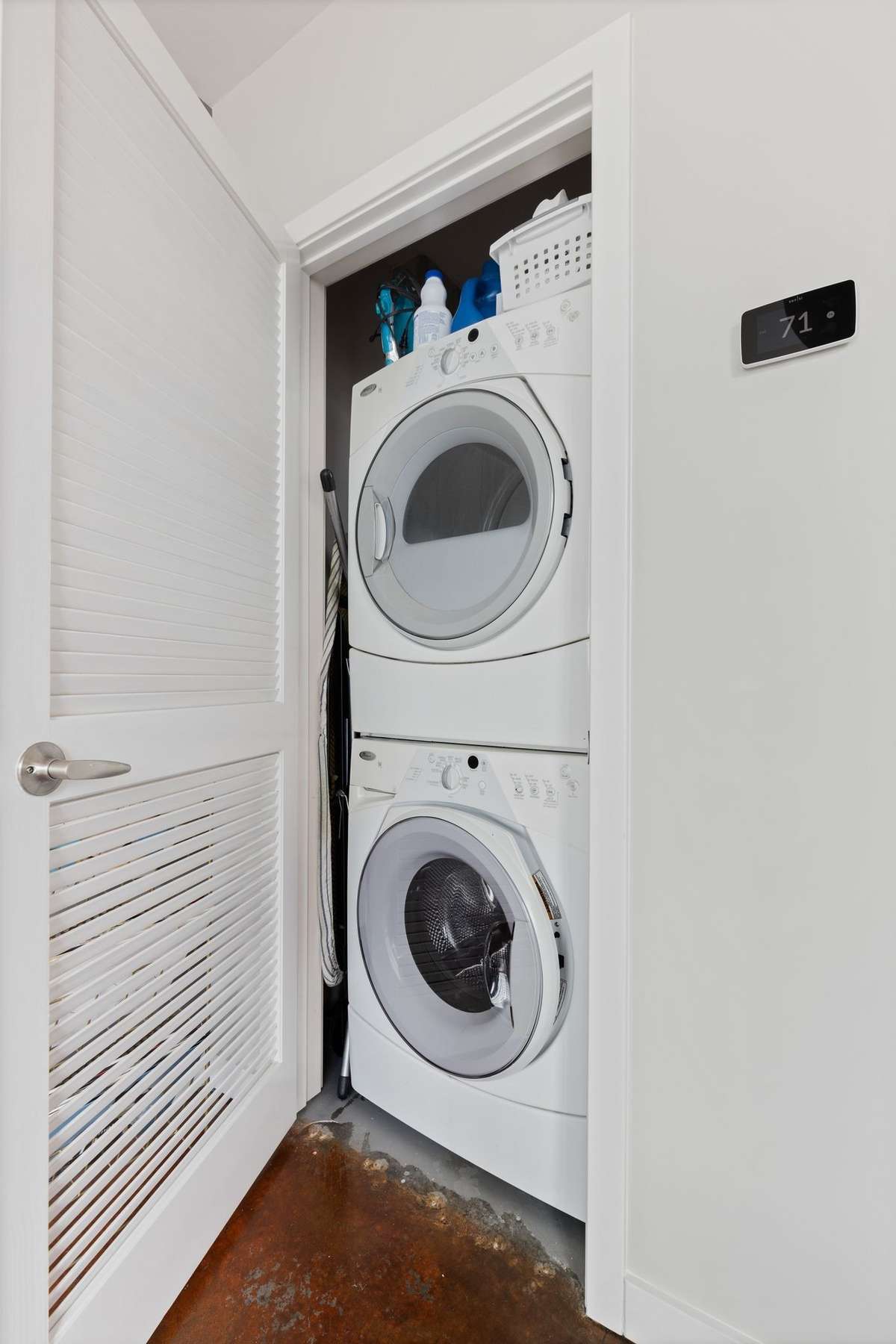 Stackable washer/Dryer.  These are also included with price of the Condo.