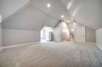 Second floor of detached garage