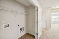 Oversized utility closet with shelving. 4014 Cannonsgate Ln Murfreesboro TN 37128