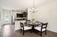 Enjoy an open concept dining experience in your dining area that features a classy modern chandelier. 4014 Cannonsgate Ln Murfreesboro TN 37128