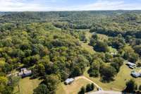 Bird's eye view of the 12+ acres