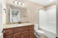 Beautiful cabinetry continues throughout the home!