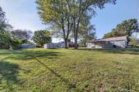 Large backyard space ready for kids, pets, backyard games and more!