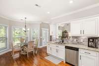 Enjoy the view of the backyard from the breakfast nook!