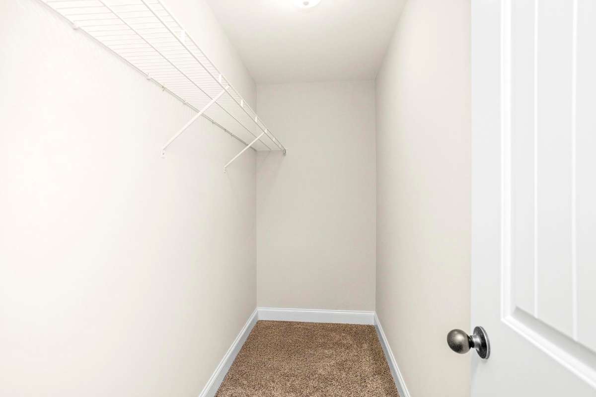 Bedroom 3 walk-in closet.
