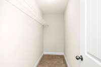 Bedroom 3 walk-in closet.