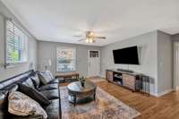 View of Living Room with view of hallway to Bedrooms