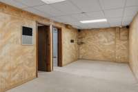 Basement with two additional bedrooms