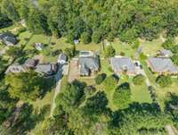 Aerial view of property