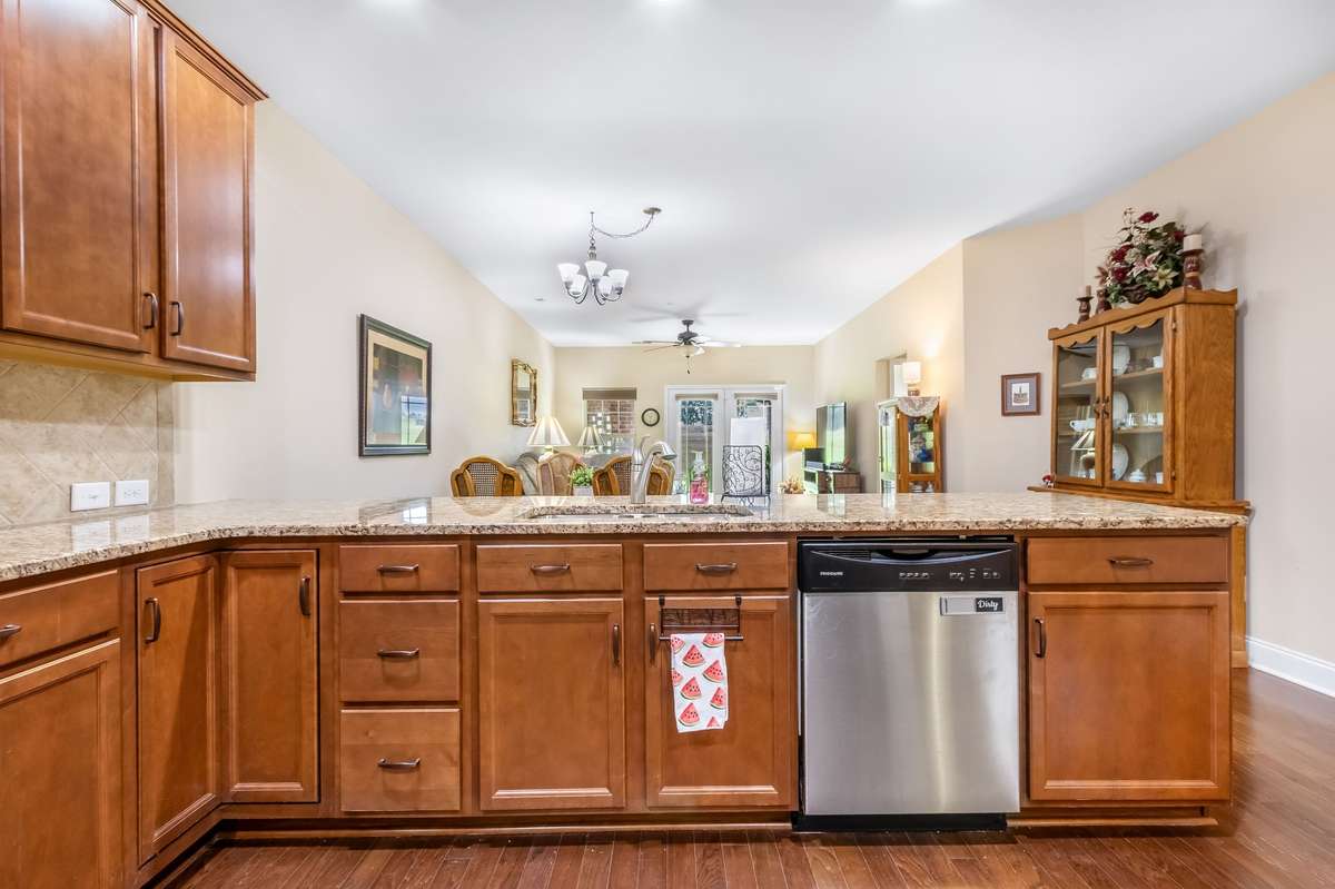 Thoughtfully designed for today’s lifestyle, this spacious kitchen blends elegance with everyday functionality.