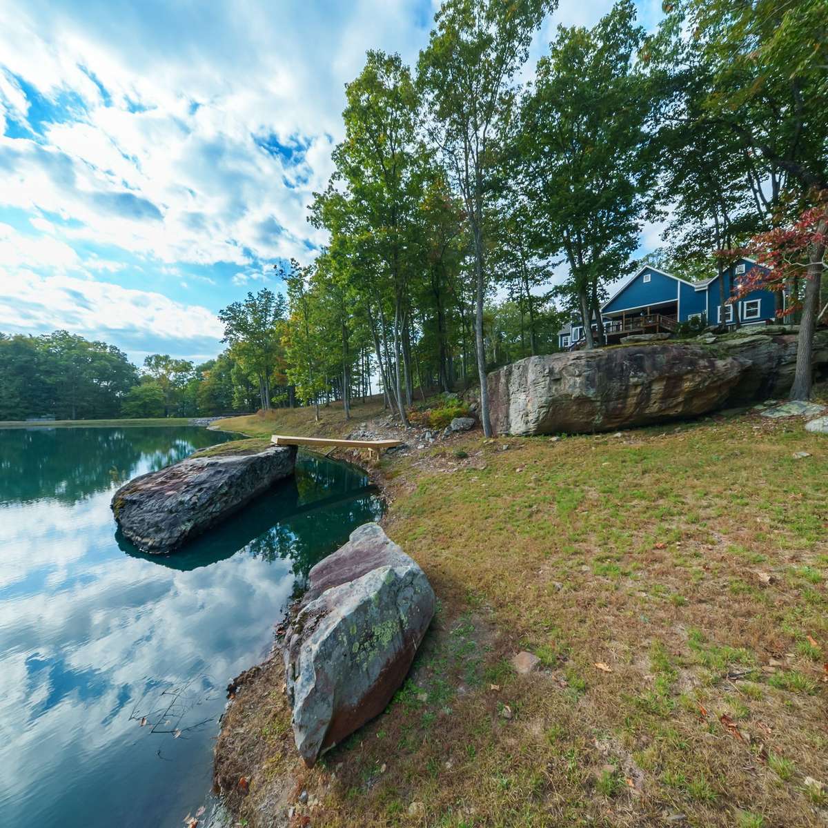 Stocked lake