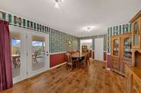Dining area showing the Florida Room.