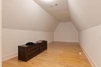 Can't have enough storage.  There is a huge finished storage area!