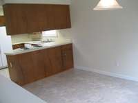 Dining area off kitchen for easy entertaining.