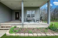 WELCOMING Covered Front Porch
Note: Green Grass Edits on Exterior Photos