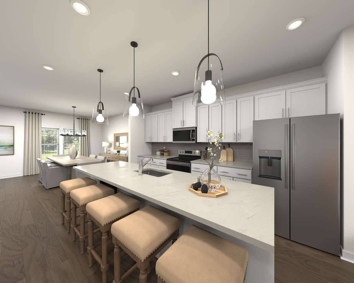 Photo is not of the actual home, but is an inspirational photo of builder’s model home and may depict options, furnishings, and/or decorator features that are not included
