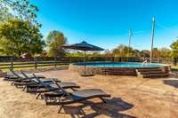 4 ft Semi inground pool!