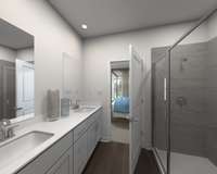 Photo is not of the actual home, but is an inspirational photo of builder’s model home and may depict options, furnishings, and/or decorator features that are not included