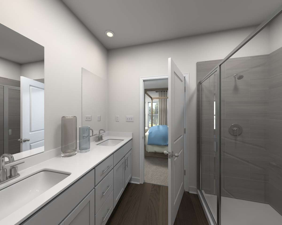 Photo is not of the actual home, but is an inspirational photo of builder’s model home and may depict options, furnishings, and/or decorator features that are not included