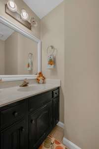 Half bath for the guest to use