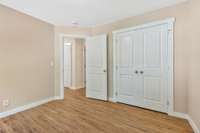 New interior doors were added throughout the home.