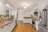 Bar stool area & pantry