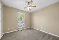 Bedroom #2 with ceiling fan