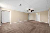 Another view of the large multi-purpose room in the lower level