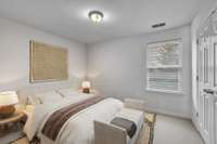 Finally bedroom 4 is tucked away around the corner upstairs. Would make a great office if you don't need 5 bedrooms.