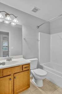 The 2nd full bathroom