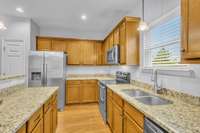 So much cabinetry and countertop space