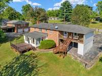 Two balconies, each with its own private access.