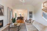 Hardwood floors throughout the downstairs